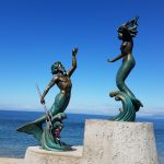 Statues in Huatalco, Mexico