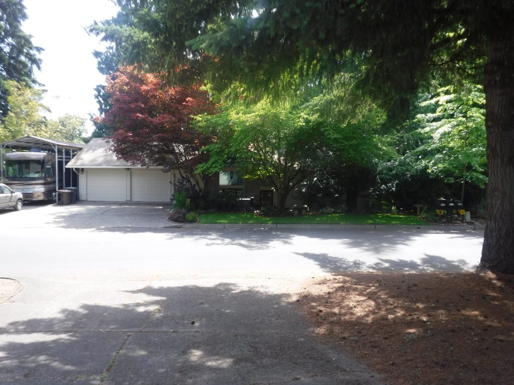 Our house from the front